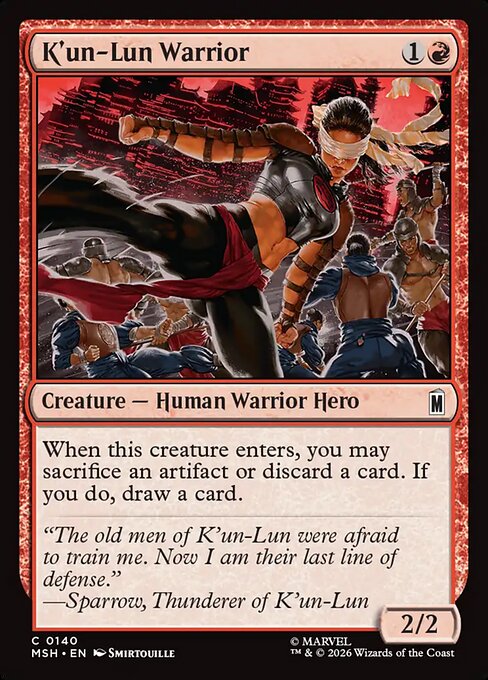 K'un-Lun Warrior - catalogue image