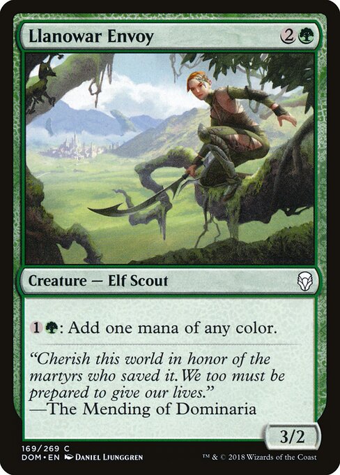 Llanowar Envoy - catalogue image