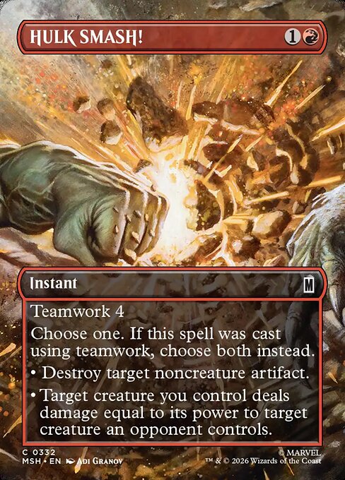 HULK SMASH! - catalogue image