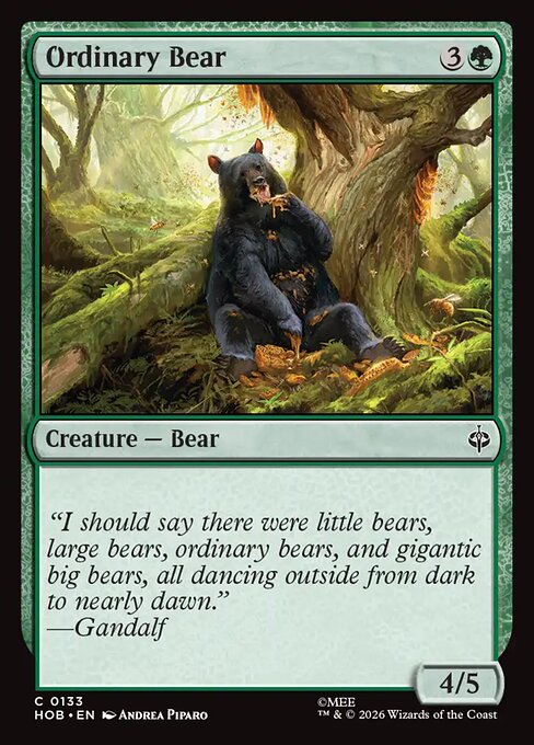 Ordinary Bear - catalogue image