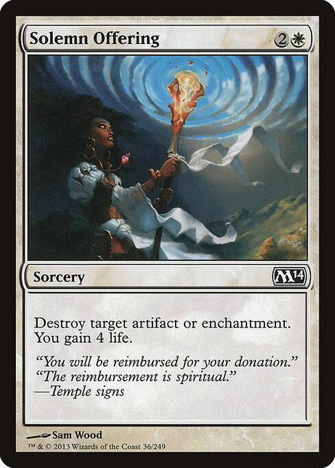 Solemn Offering - catalogue image