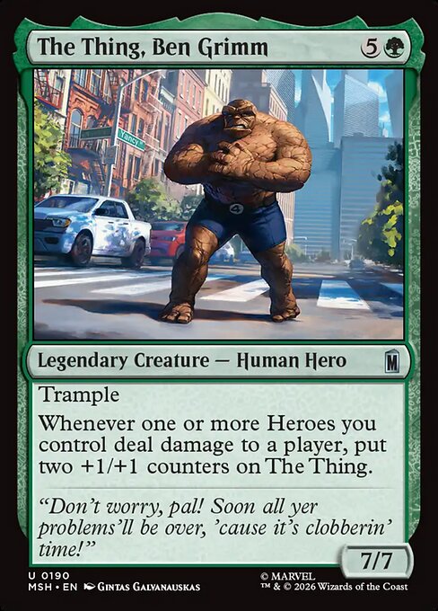 The Thing, Ben Grimm - catalogue image