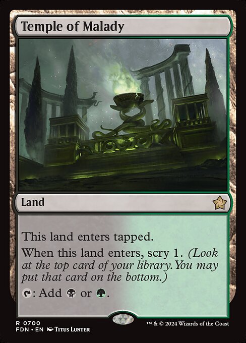 Temple of Malady - catalogue image