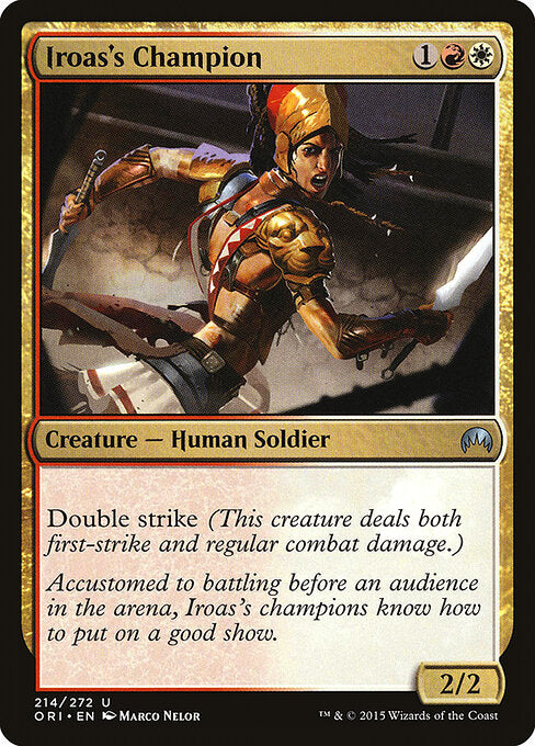 Iroas's Champion - catalogue image