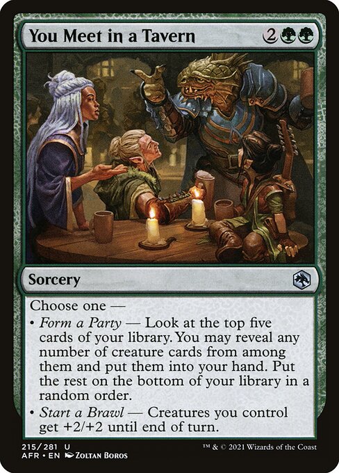 You Meet in a Tavern - catalogue image