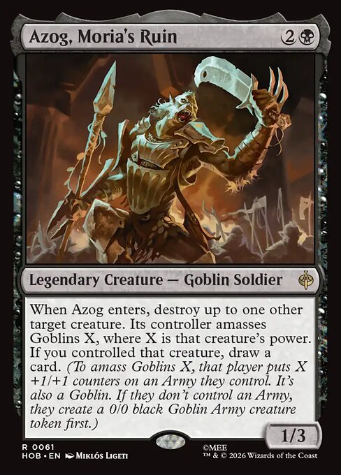 Azog, Moria's Ruin - catalogue image