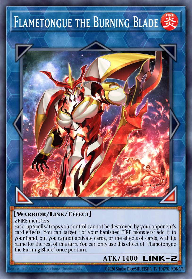 Flametongue the Burning Blade - catalogue image