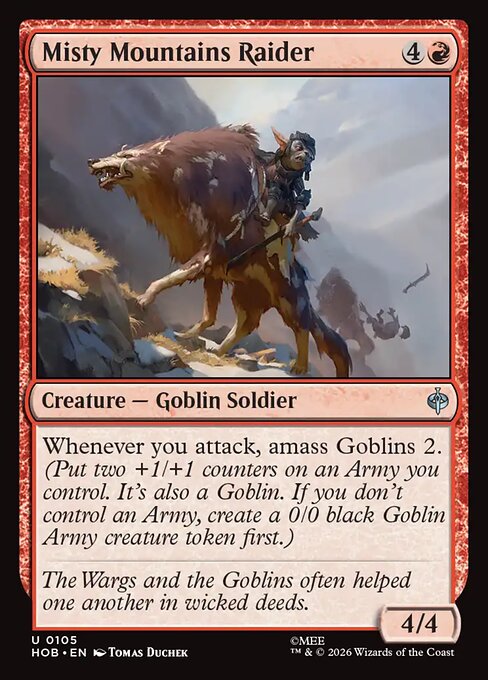 Misty Mountains Raider - catalogue image