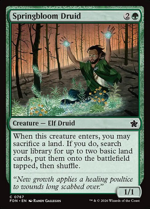 Springbloom Druid - catalogue image