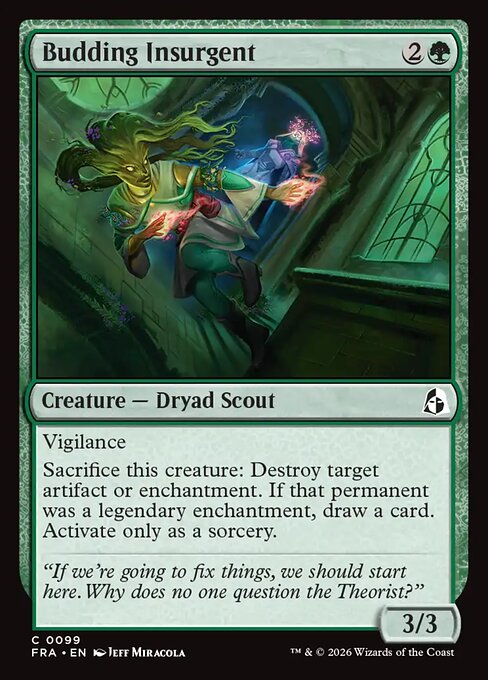 Budding Insurgent - catalogue image