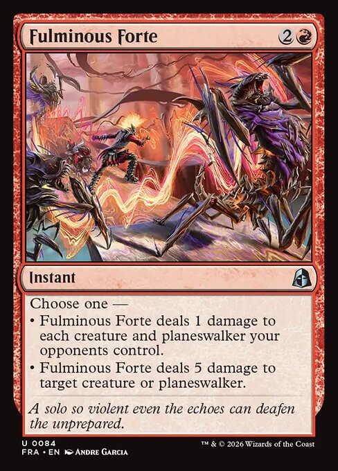 Fulminous Forte - catalogue image