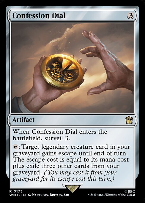 Confession Dial - catalogue image