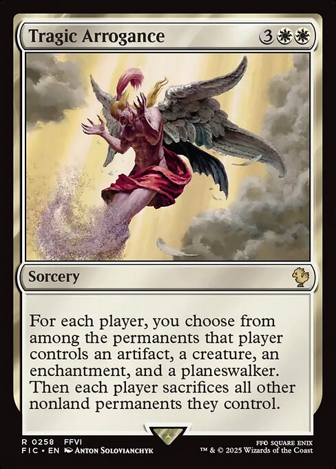 Tragic Arrogance - catalogue image