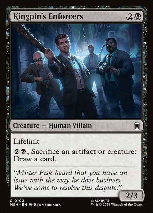 Kingpin's Enforcers - catalogue image