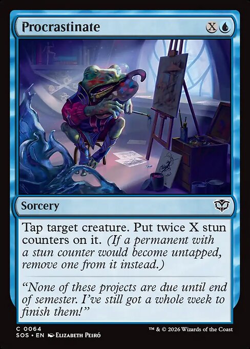 Procrastinate - catalogue image