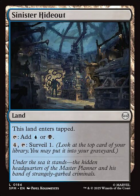 Sinister Hideout - catalogue image