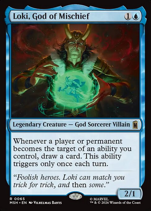 Loki, God of Mischief - catalogue image