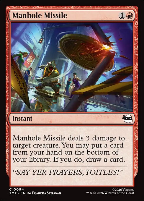 Manhole Missile - catalogue image