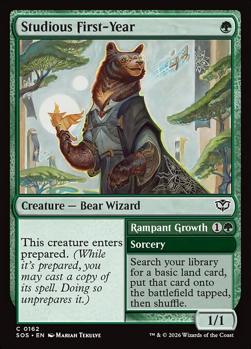 Studious First-Year // Rampant Growth - catalogue image
