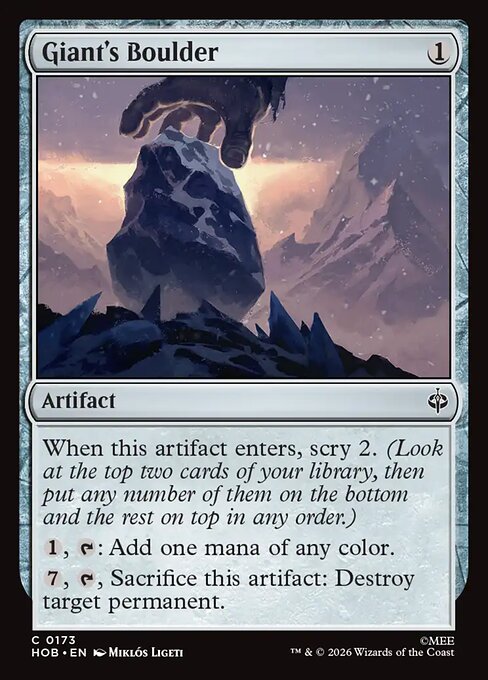 Giant's Boulder - catalogue image