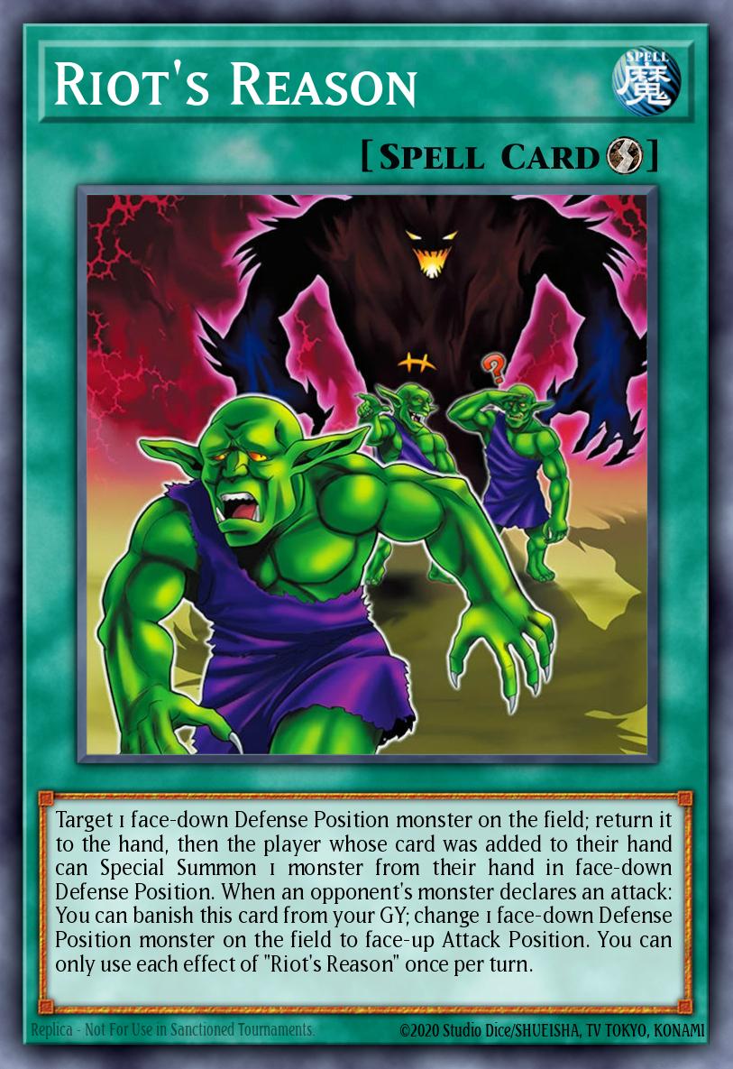 Riot's Reason - catalogue image