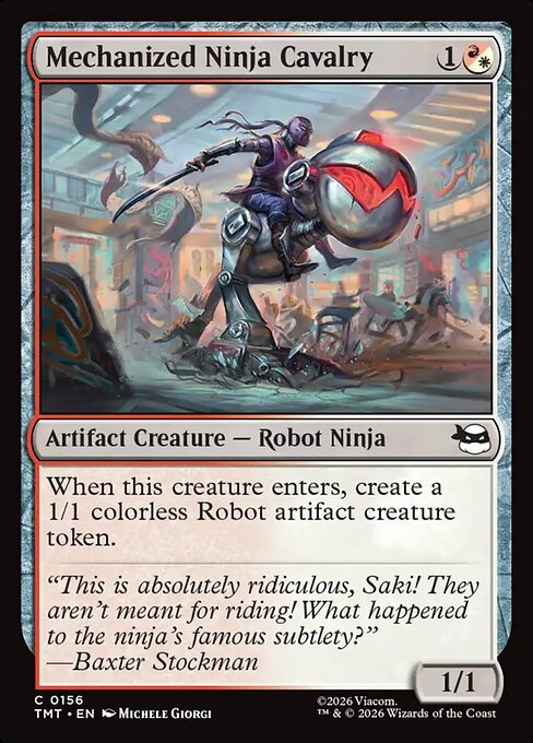 Mechanized Ninja Cavalry - catalogue image