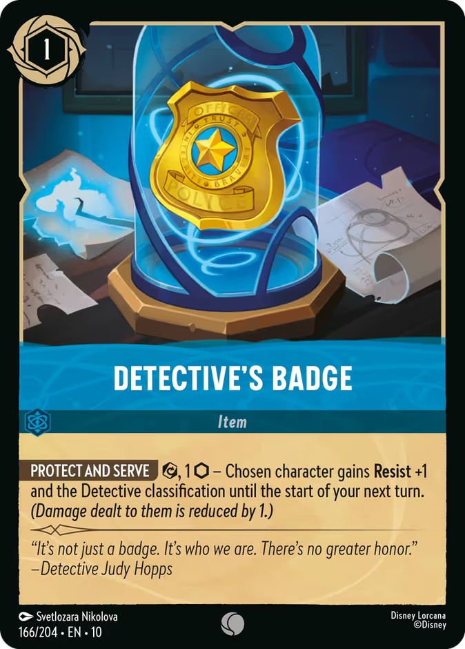 Detective's Badge - catalogue image