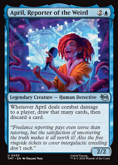 April, Reporter of the Weird - catalogue image