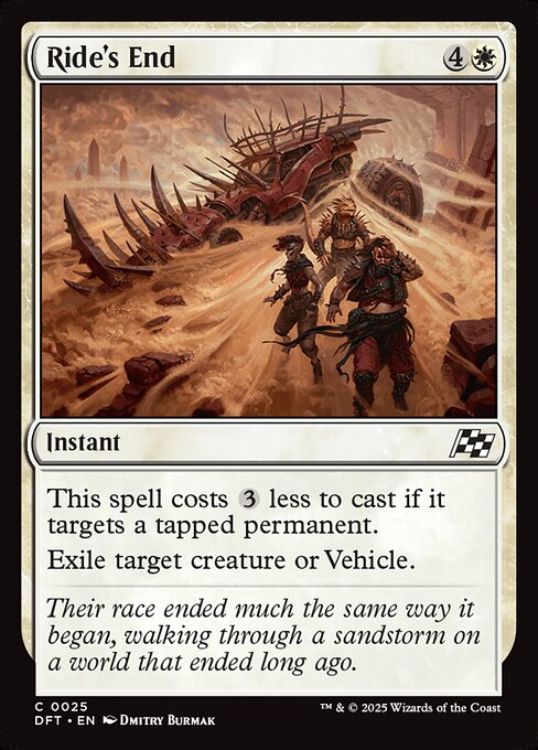 Ride's End - catalogue image