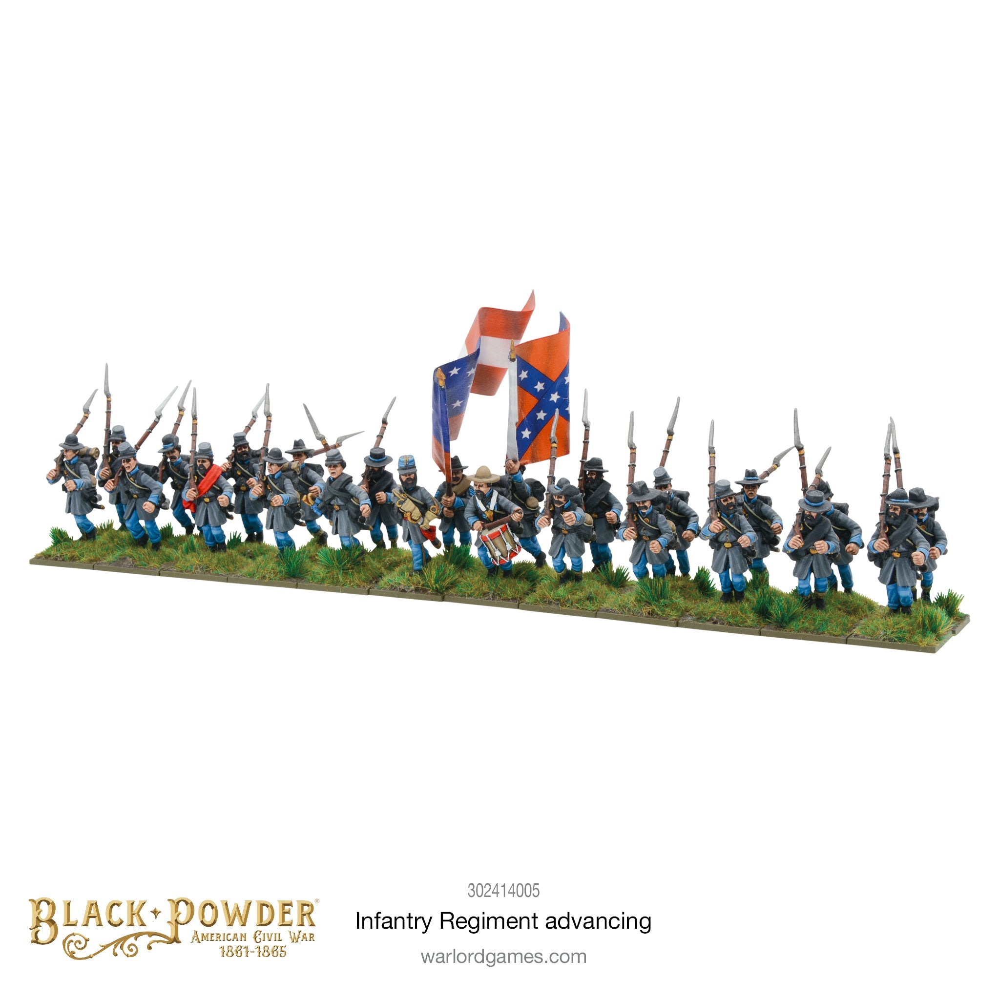 Black Powder - ACW Infantry Regiment (Advancing)