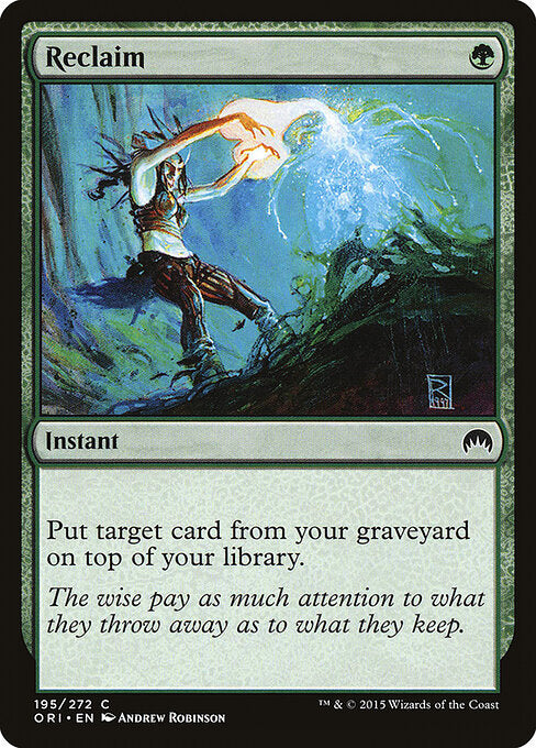 Reclaim - catalogue image