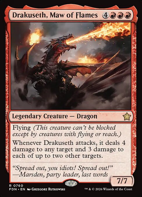 Drakuseth, Maw of Flames - catalogue image