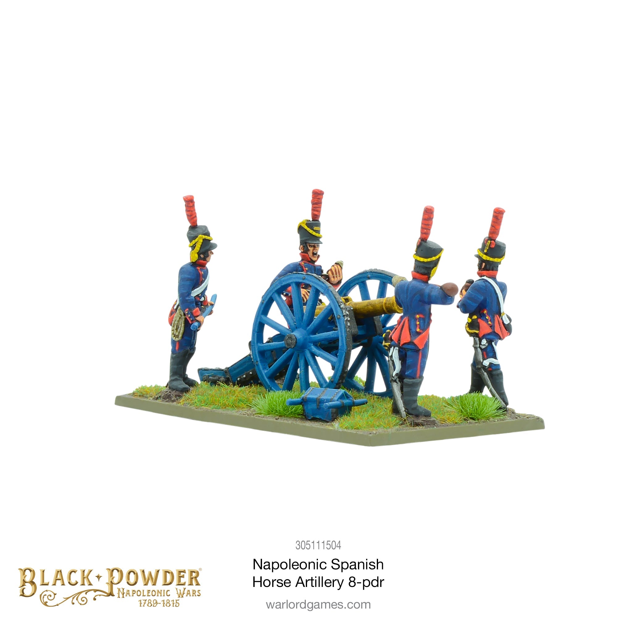 Black Powder - Spanish Horse Artillery with 8-pdr