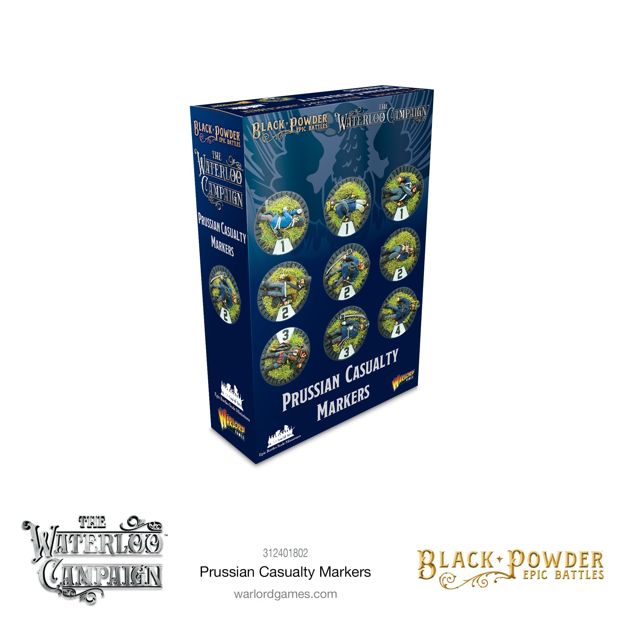 Epic Black Powder - Prussian casualty markers