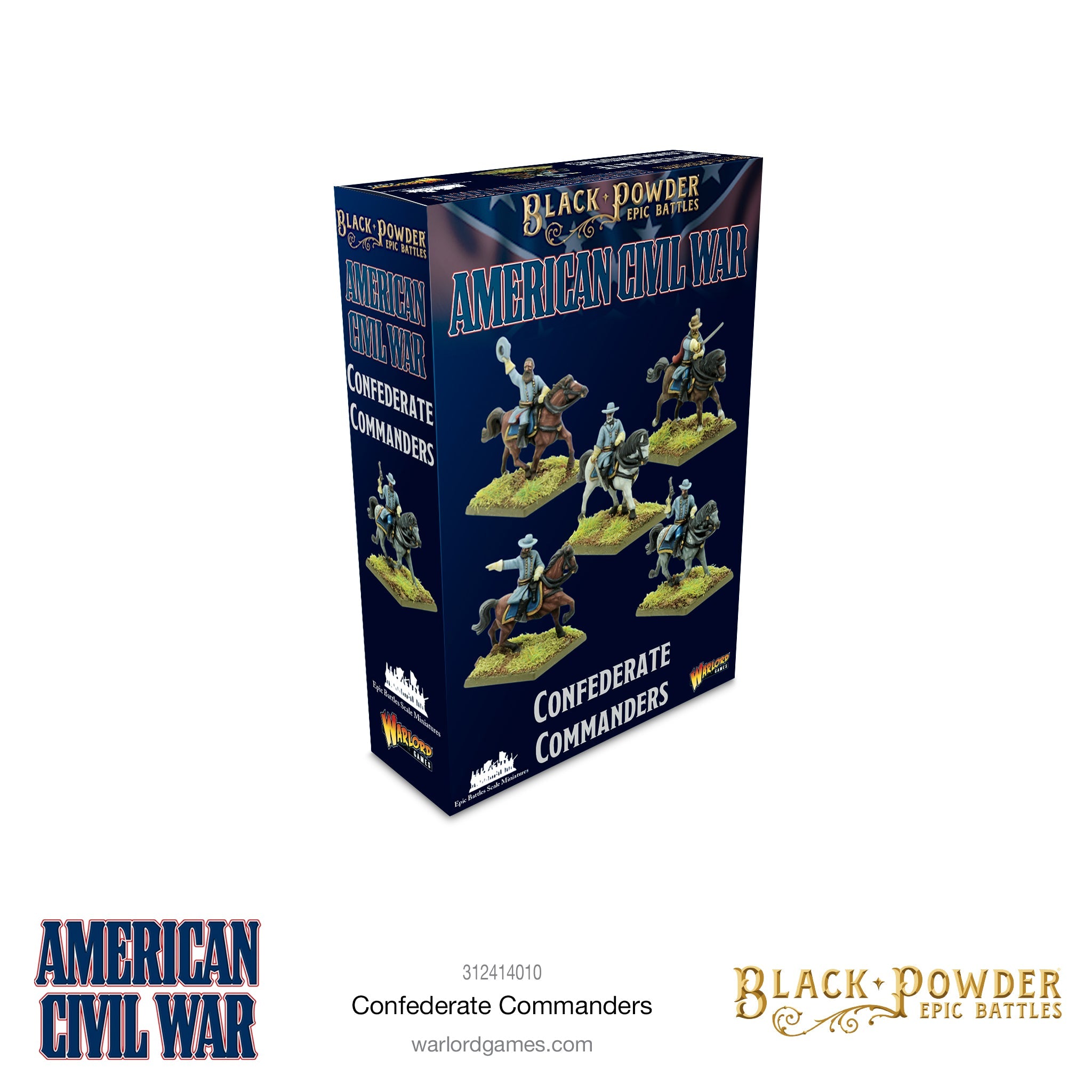 Epic Black Powder - ACW Confederate Commanders