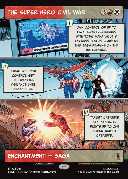 The Super Hero Civil War - catalogue image