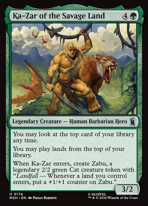 Ka-Zar of the Savage Land - catalogue image