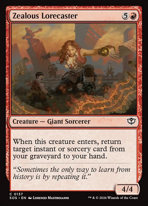 Zealous Lorecaster - catalogue image