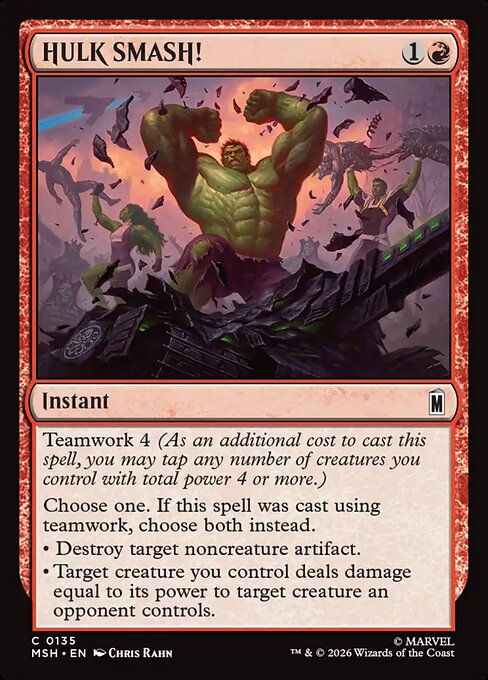 HULK SMASH! - catalogue image