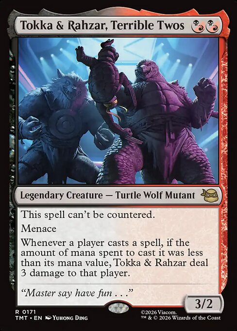 Tokka & Rahzar, Terrible Twos - catalogue image