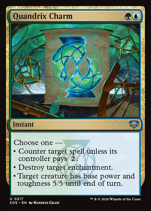 Quandrix Charm - catalogue image