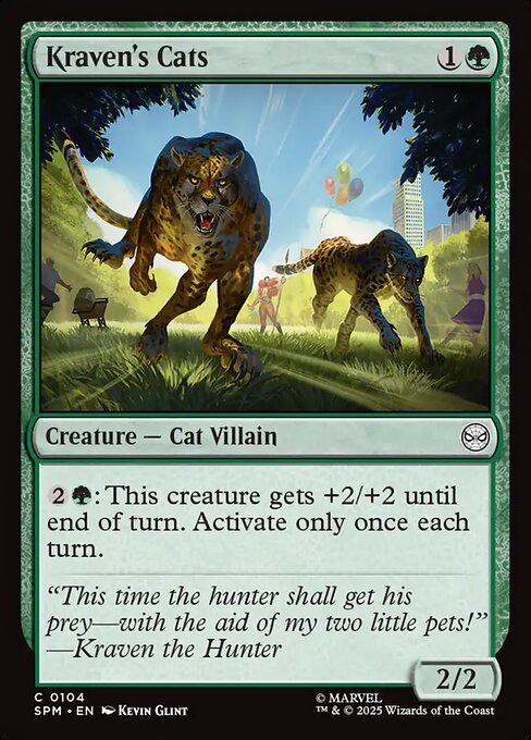Kraven's Cats - catalogue image