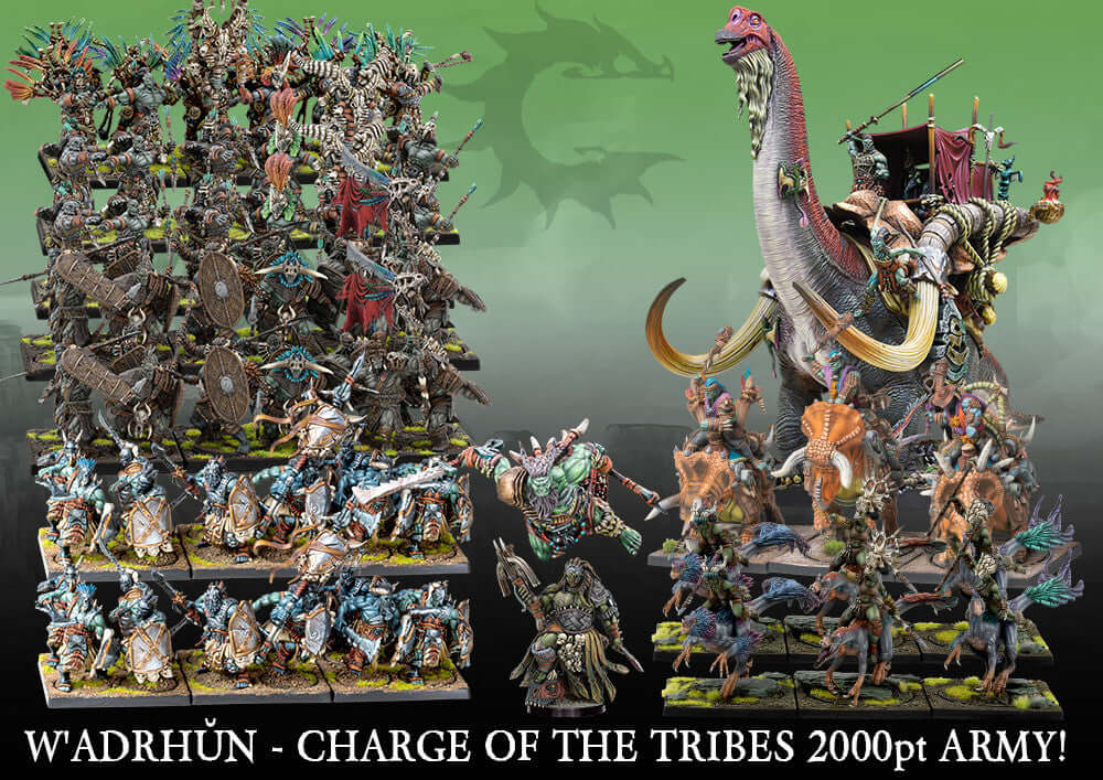 W’adrhun: Charge of the Tribes 2000pt Army - The Ork Forge