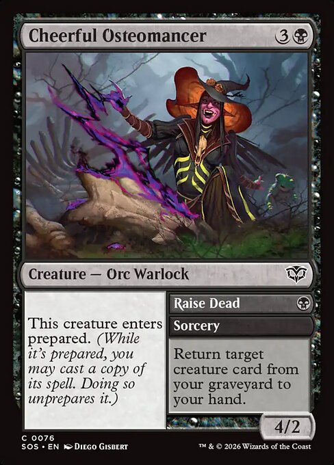 Cheerful Osteomancer // Raise Dead - catalogue image