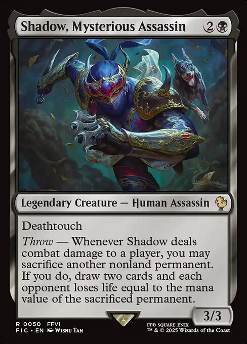 Shadow, Mysterious Assassin - catalogue image