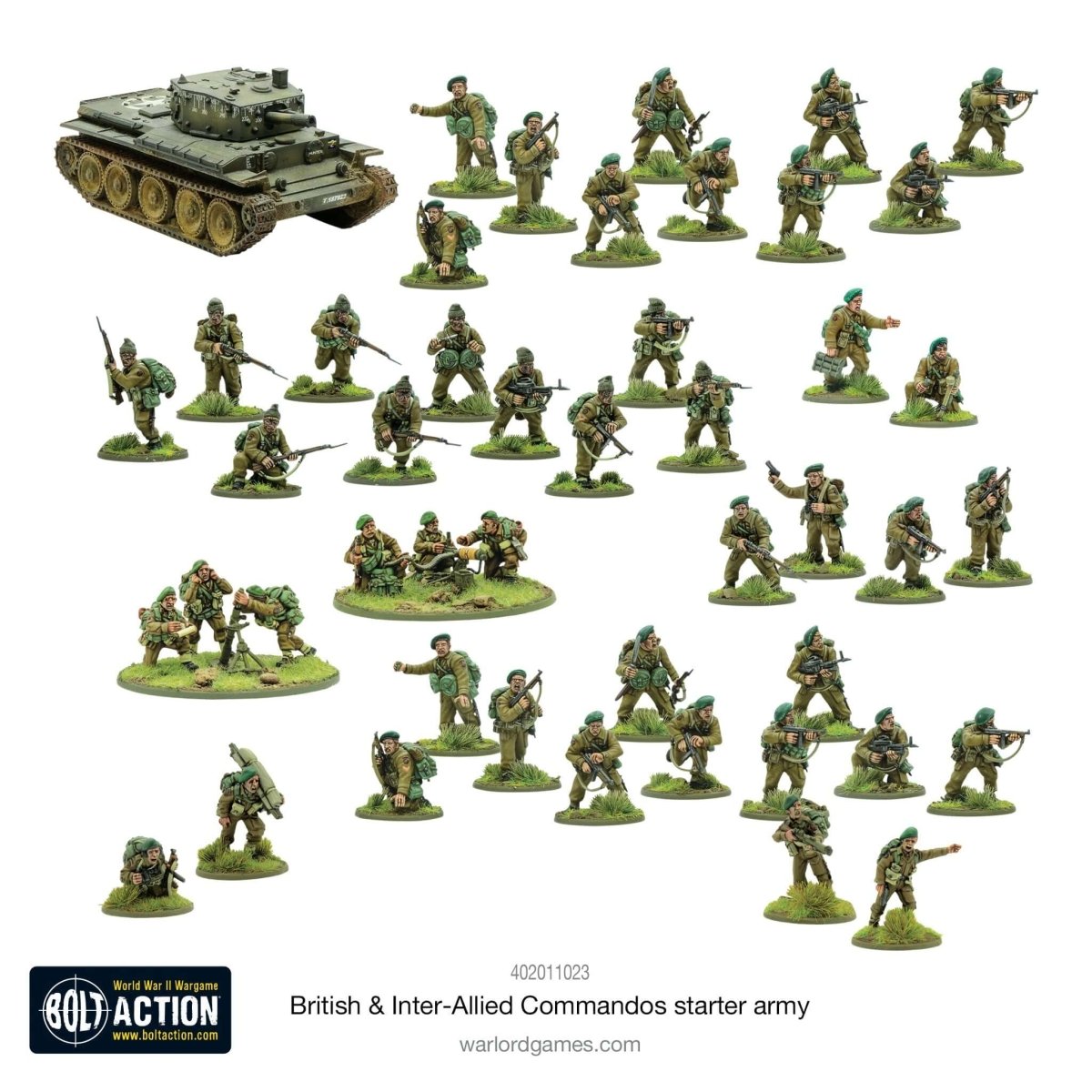 British & Inter - Allied Commandos Starter Army - The Ork Forge