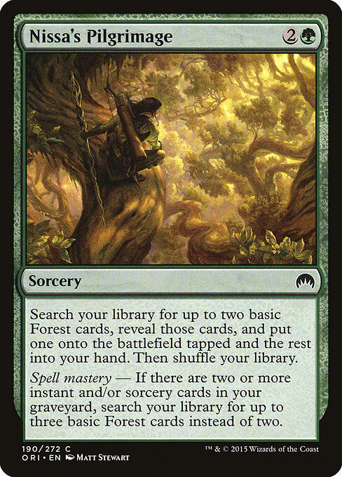 Nissa's Pilgrimage - catalogue image