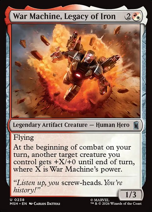 War Machine, Legacy of Iron - catalogue image