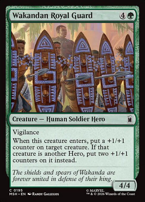 Wakandan Royal Guard - catalogue image