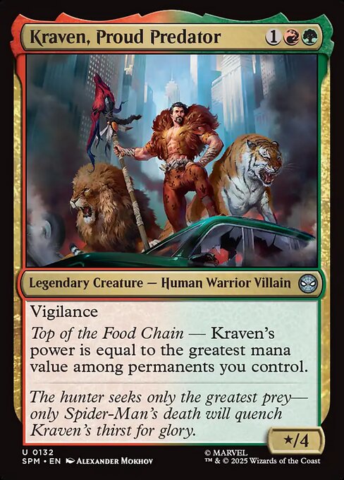 Kraven, Proud Predator - catalogue image